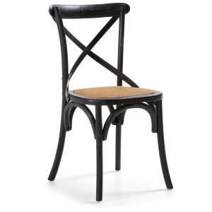 SILEA Chair wood crne boje