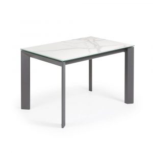 ATTA Table 120(180)x80 graphite, porcela Kalos Bla