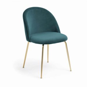 MYSTERE Chair velvet turquoise