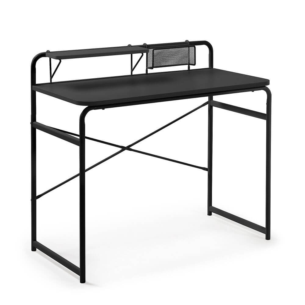 FOREMAN Desk 98x48 metal black melamine black