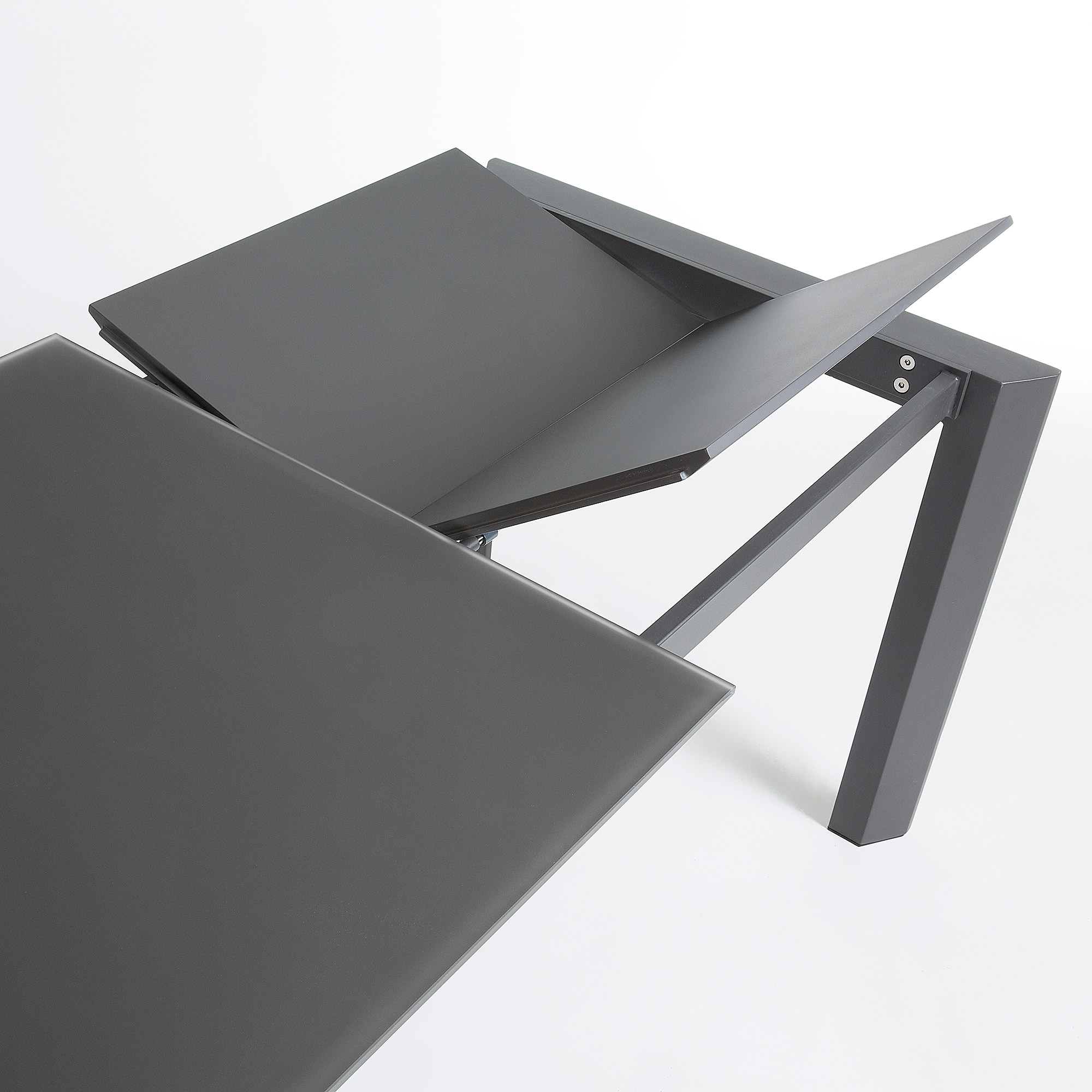 ATTA Table 160(220)x90 graphite, glass graphite